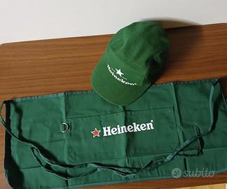 Heineken grembiule e cappello