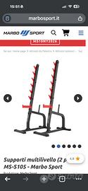 Supporti multilivello bilanciere+panca