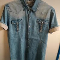 camicia denim uomo 