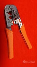 Pinza crimpatrice cavi rete RJ45 RJ11 patch cross