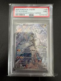 Reshiram 167 Psa 9 Stamped Box Topper pokemon