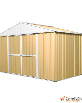 Capanno box esterno lamiera 360x175cm beige