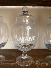 Vaso in vetro vintage MAJANI