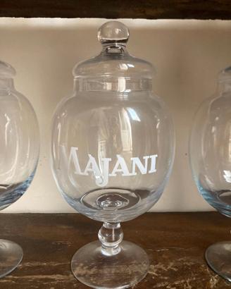 Vaso in vetro vintage MAJANI
