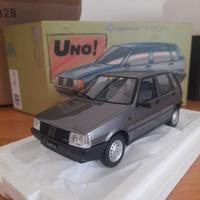 Modellino Fiat Uno 55S Laudoracing 1:18