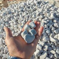 Ciottoli di pietra per arredo giardino
