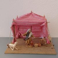 Tenda araba per presepe. 