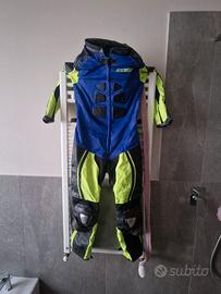 Tuta moto bambino 8/9 anni