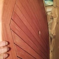 Tavolo in legno massello con Ombrellone