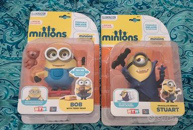 Minions 15cm/ Draculas STUART/ BOB with Teddy Bear