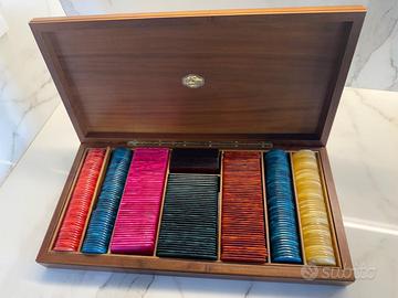 Cofanetto Dal Negro Vintage-Radica di Noce-anni 80