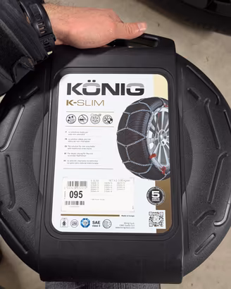 Catene da neve Konig K-slim 095 come nuove