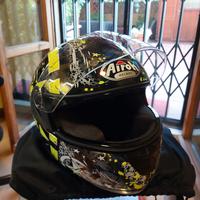 Casco Moto Integrale Airoh Aster-X Skull Giallo