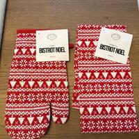 Guanto natalizio e strofinaccio coordinato 🎅🏻