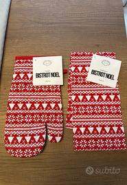 Guanto natalizio e strofinaccio coordinato 🎅🏻