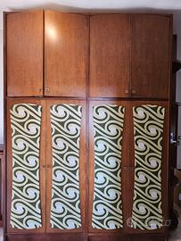 Armadio guardaroba vintage 4 ante