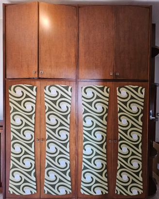 Armadio guardaroba vintage 4 ante