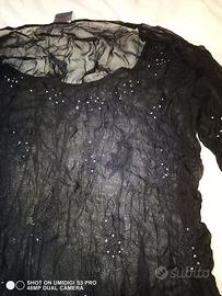 Abito nero tasparente