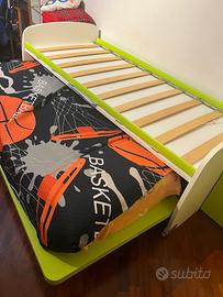 Letto doppio Moretti Compact  e 2 armadi ragazzo