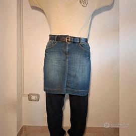Gonna di jeans XL al ginocchio