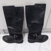 Stivali femminili Impicci in pelle n. 37 neri