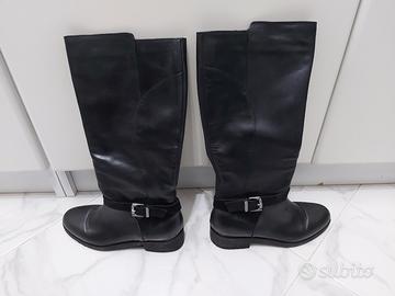 Stivali femminili Impicci in pelle n. 37 neri