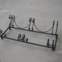 Porta bicicletta artigianale in ferro battuto