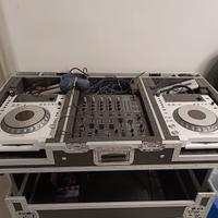 cdj 850 più mixer più valigia