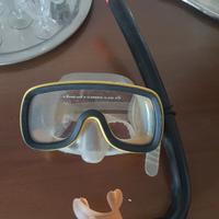 Maschera sub vintage Cressi sub Acqua lux