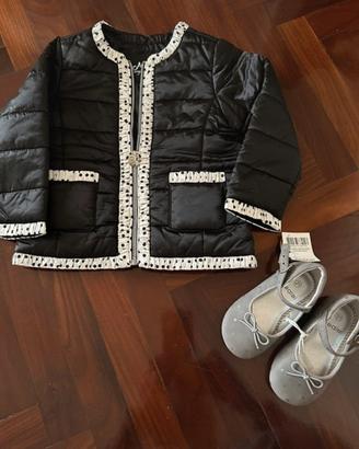 Giubbotto 100 grammi  bambina ballerine nuove