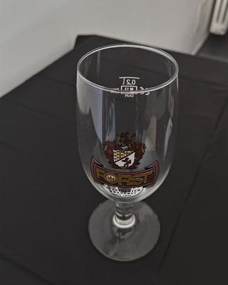 Set 6 Calici Birra Forst Vintage Nuovi 0,2L