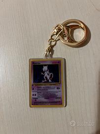 Portachiavi pokemon  con carta di Mewtwo