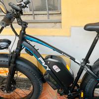 e-bike mtb PVY Max26  1200W X 2 bloccabile a 250W