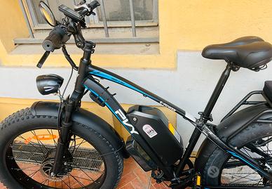 e-bike mtb PVY Max26  1200W X 2 bloccabile a 250W