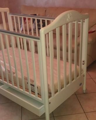 Letto Pali con sbarre regolabili in due altezze
