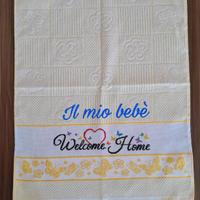 Asciugapiatti da personalizzare a punti croce