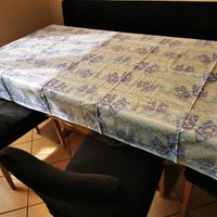 TOVAGLIA o COPRITAVOLO RETTANGOLARE SHABBY IN PLAS