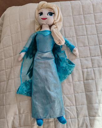 Bambola di pezza Elsa Frozen peluche grande

