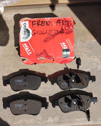 pastiglie anteriore con sensori giulietta 