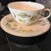 Servizio da te antico con cucchiaini argento