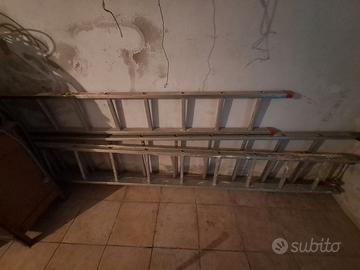 Scala 15 mt alluminio + scala 5 mt