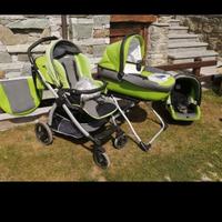 Trio passeggino carrozzina peg perego