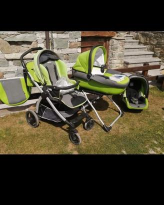 Trio passeggino carrozzina peg perego