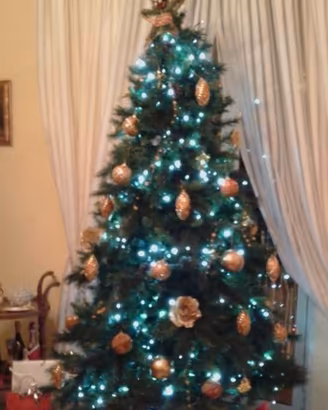 Albero Di Natale  artificiale verde Altezza 1.75cm