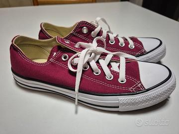 Converse All Star Low Bordeaux 39 NUOVE"
