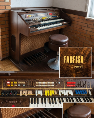 Organo vintage FARFISA LOUVRE – doppia tastiera +
