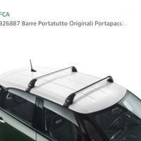 Barre portatutto originali FCA Fiat 500L
