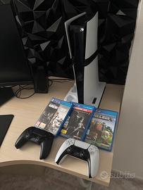 PS5 Pro + 2 Controller + Base + 3 Giochi