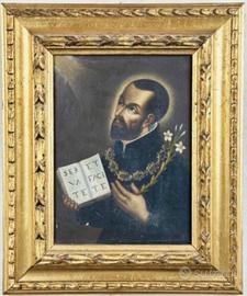 RITRATTO DI SAN FEPRANCESCO CARACCIOLO SU LAVAGNA