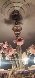 LAMPADARIO IN VETRO DI MURANO ORIGINALE